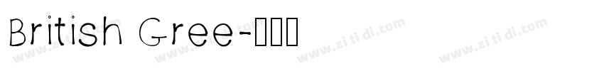 British Gree字体转换